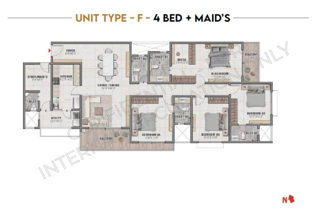 Prestige Camden Gardens Floor Plan5