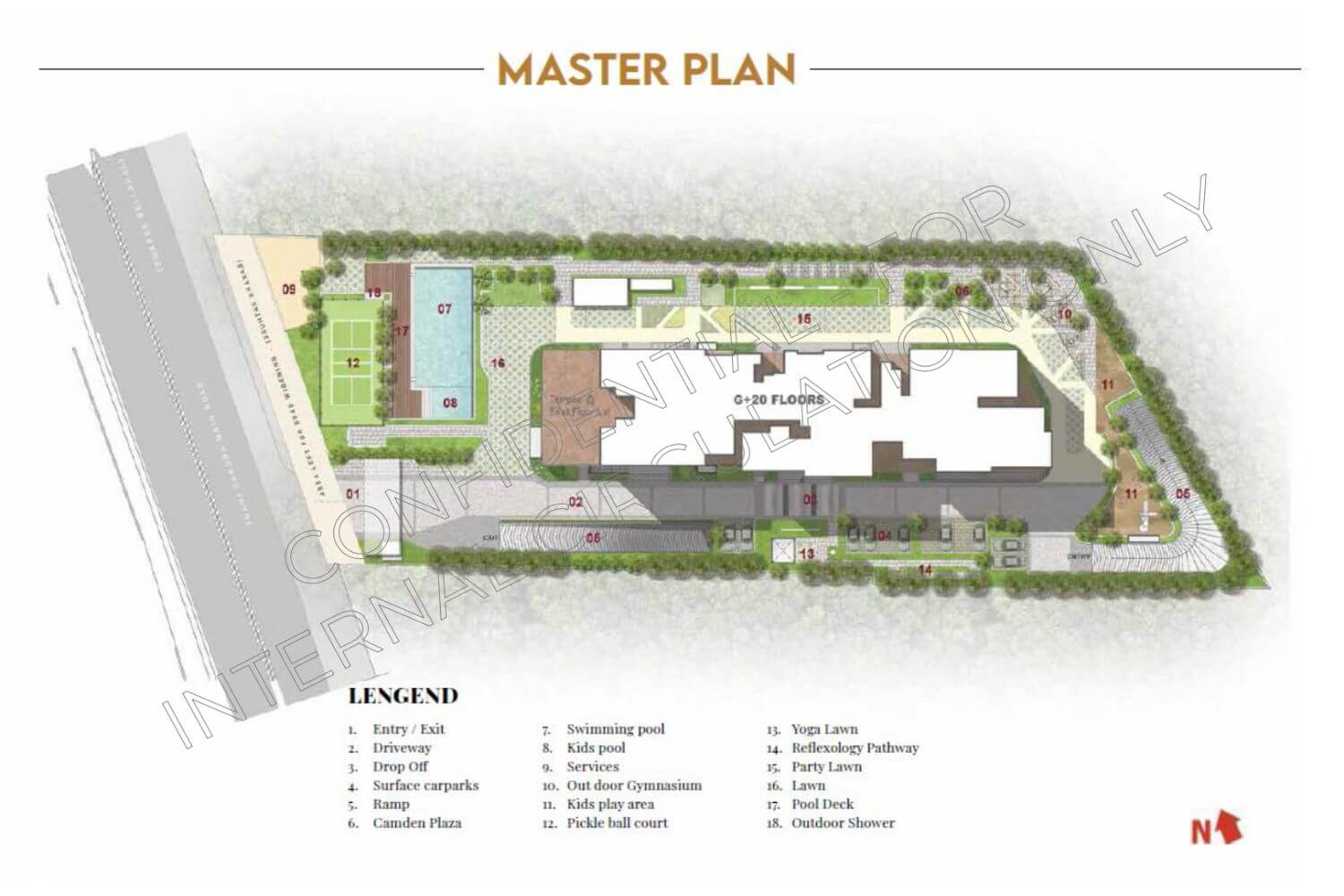 Prestige Camden Gardens Master Plan